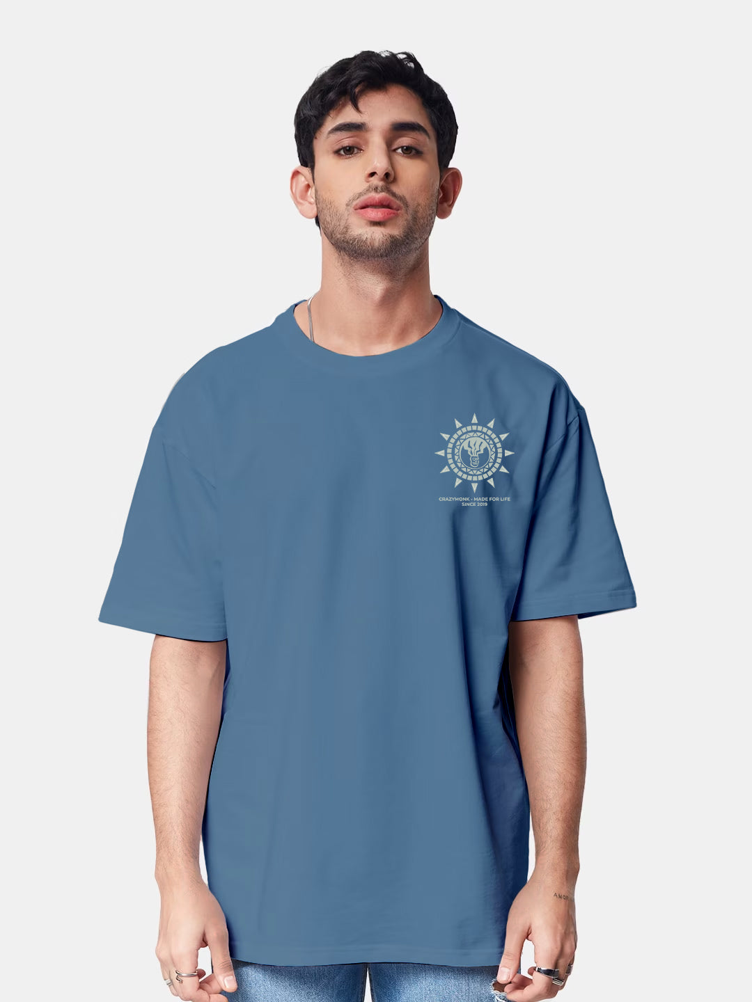 Made For Life Oversized T-Shirt - River Blue